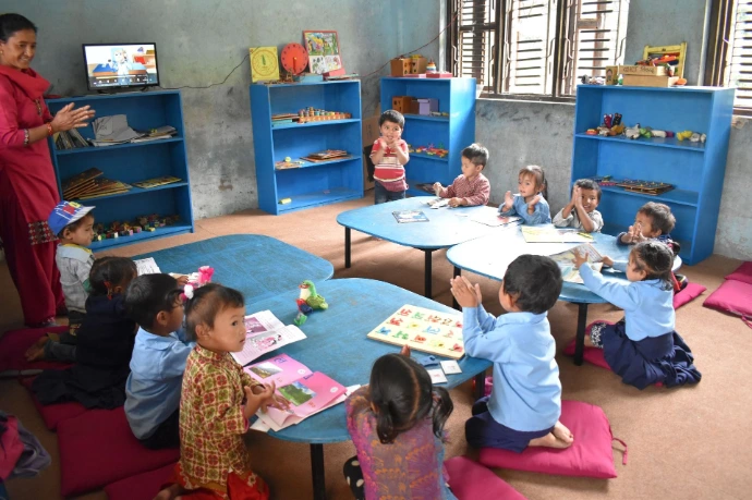 Kalika Secondary School, Népal